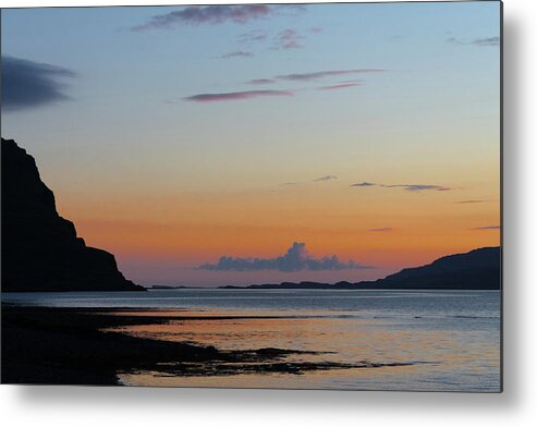 Sunset Metal Print featuring the photograph Loch Na Keal Sunset by Pete Walkden