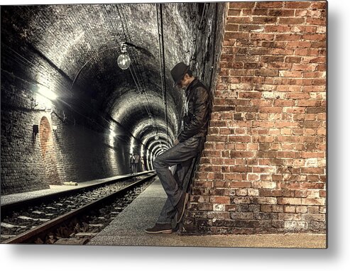 Conceptual Metal Print featuring the photograph Loneliness by Tomoshi Hara