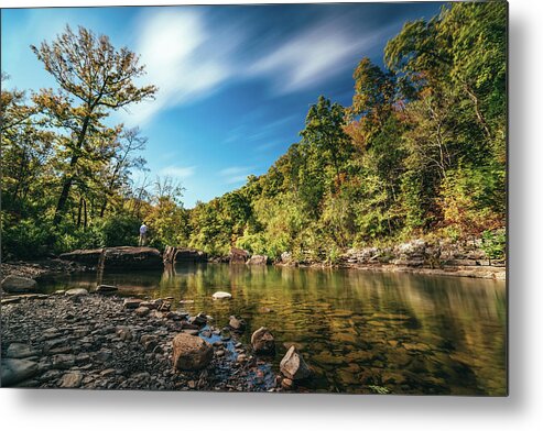 Arkansas Metal Print featuring the photograph Long exposure richland creek by Mati Krimerman