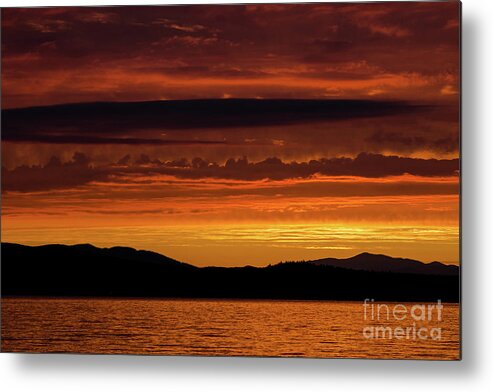 Sunset Metal Print featuring the photograph Long Lake Sunset by Craig Shaknis
