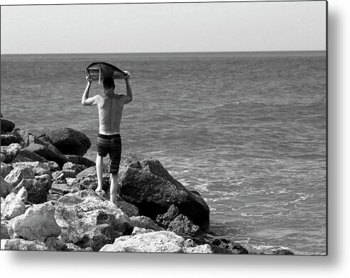 Photo For Sale Metal Print featuring the photograph Looking For a Wave by Robert Wilder Jr