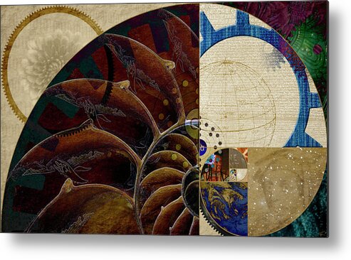 Golden Mean Metal Print featuring the digital art Loose Change by Kenneth Armand Johnson