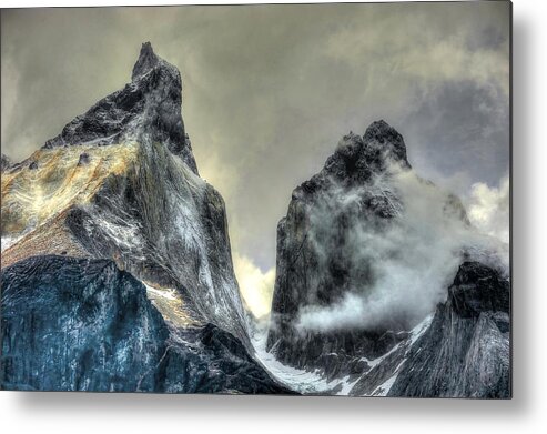 Home Metal Print featuring the photograph Los Cuernos-The Horns by Richard Gehlbach
