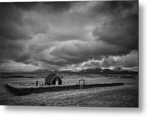 Church Metal Print featuring the photograph Lost Church by Dominique Dubied