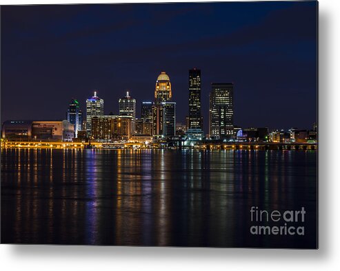 Louisville Metal Print featuring the photograph Louisville Skyline by Andrea Silies