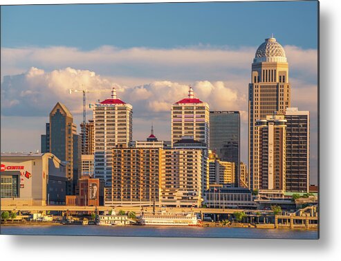 City Metal Print featuring the photograph Louisville Skyline I by Steven Ainsworth