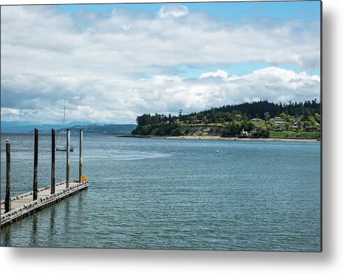 Lovejoy Point And Coupeville Dock Metal Print featuring the photograph Lovejoy Point and Coupeville Dock by Tom Cochran