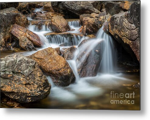 Autumn Metal Print featuring the photograph Lower Falls Cascades by Paul Malcolm