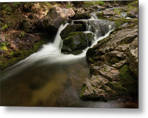 Waterfall Metal Print featuring the photograph Lower Pup Creek Falls by Paul Rebmann