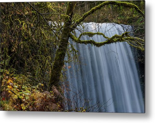Autumn Metal Print featuring the photograph Lower South Falls by Robert Potts