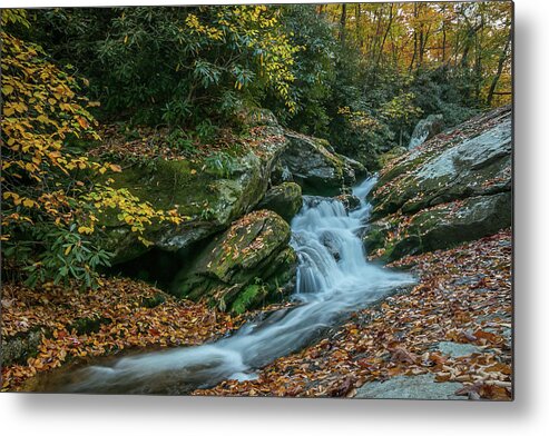 Upper Creek Falls Metal Print featuring the photograph Lower Upper Creek Falls by Chris Berrier