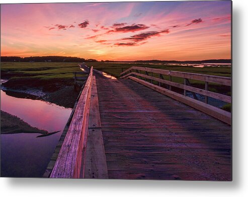 Cape Cod Metal Print featuring the photograph Lt Island Sunset by Karen Regan