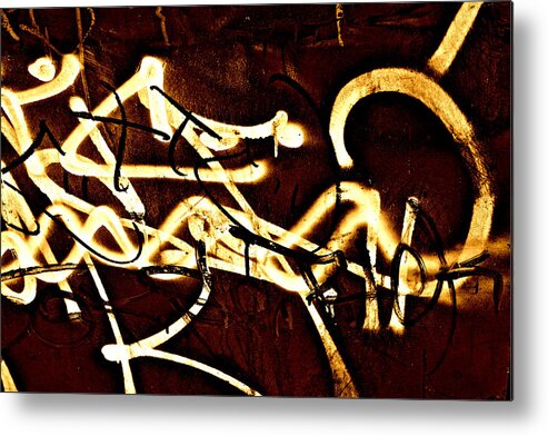 Abstract Metal Print featuring the photograph Lumen by Amber Abbott
