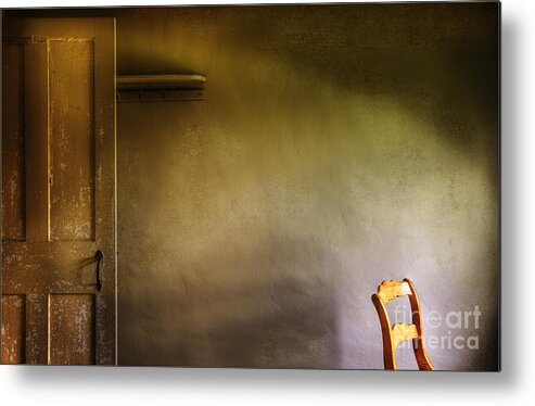 Our Town Metal Print featuring the photograph Luminous Chair by Craig J Satterlee