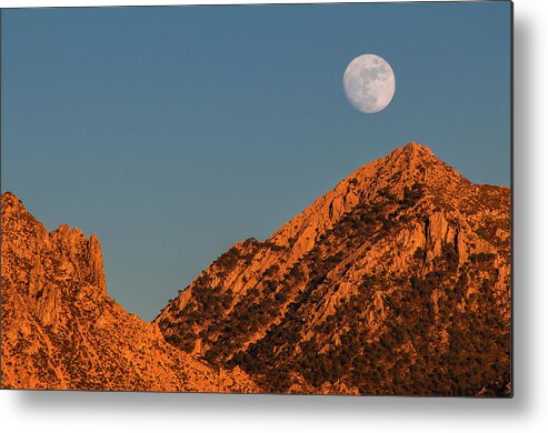 Andalucia Metal Print featuring the photograph Lunar Sunset by Geoff Smith