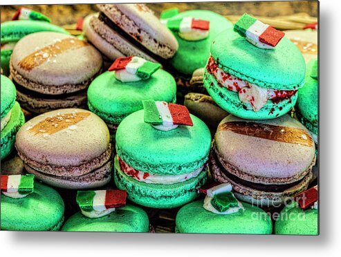 Macaroons Metal Print featuring the photograph Macaroons by Shirley Mangini