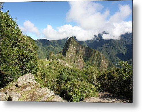 Machu Picchu Metal Print featuring the photograph Machu Picchu From The Inca Trail by Aidan Moran