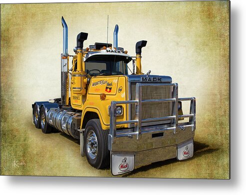 Mack Metal Print featuring the photograph Mack Truck by Keith Hawley