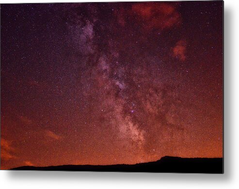 France Metal Print featuring the photograph Magenta Milky Way France by Lawrence Knutsson