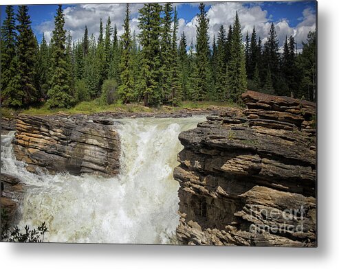 Alberta Metal Print featuring the photograph Maligne canyon by Patricia Hofmeester