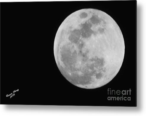 Sky Metal Print featuring the photograph Man in the Moon by Aaron Shortt