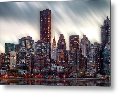 Chrysler Building Metal Print featuring the photograph Manhattan Daze by Az Jackson