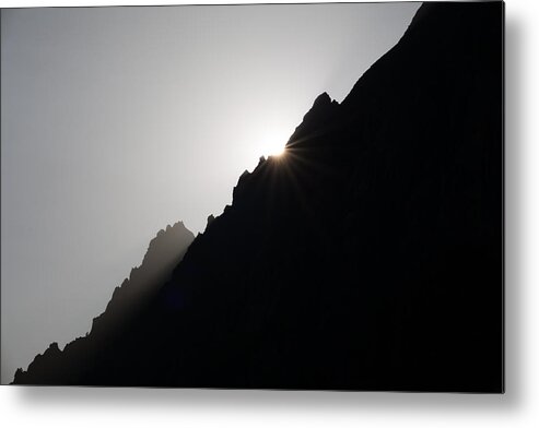 Mountains Metal Print featuring the photograph Mountain Sunset by Marco Missiaja