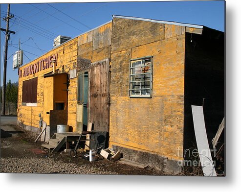 Maria's Metal Print featuring the photograph Maria s Kitchen by Marie Neder