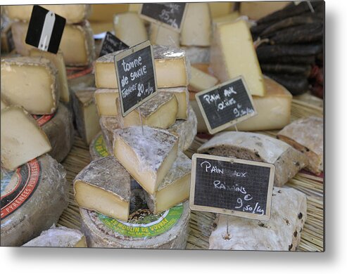 Aix-en-provence Metal Print featuring the photograph Market Cheese by Kevin Oke