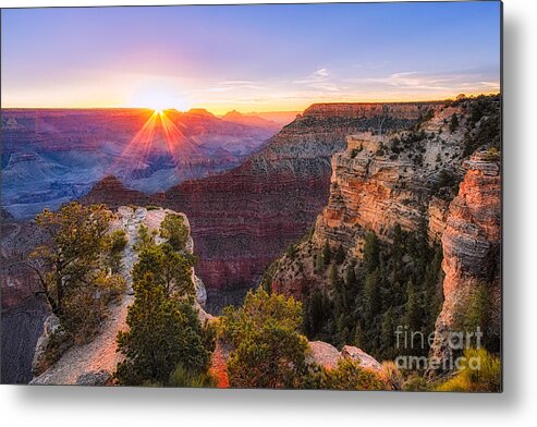 Grand Canyon Metal Print featuring the photograph Mather Point by Anthony Michael Bonafede