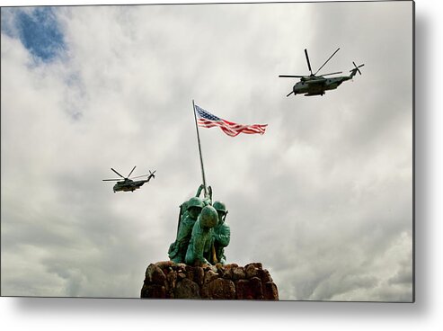 Hawaii Metal Print featuring the photograph MCBH Remembers Iwo Jima by Dan McManus