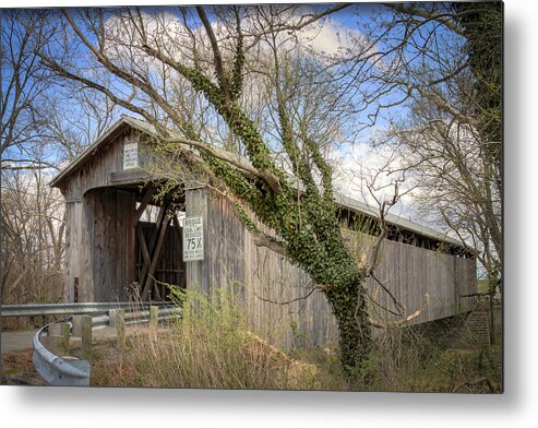 America Metal Print featuring the photograph McCafferty Covered Bridge by Jack R Perry