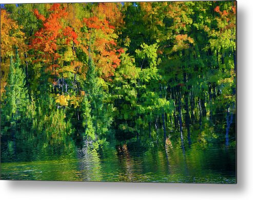 Gary Hall Metal Print featuring the photograph McCarston's Lake by Gary Hall
