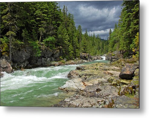 Mcdonald Creek Metal Print featuring the photograph Mc Donald Creek by Ben Prepelka