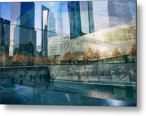 New York Metal Print featuring the photograph Memorial Collage by Jessica Jenney