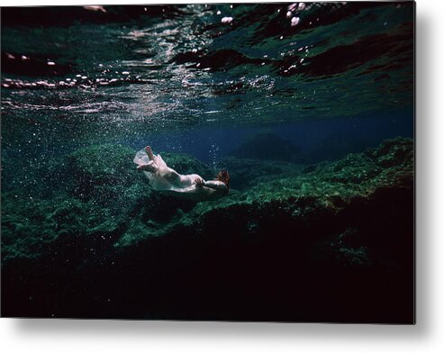 Swim Metal Print featuring the photograph Mermaid Route by Gemma Silvestre
