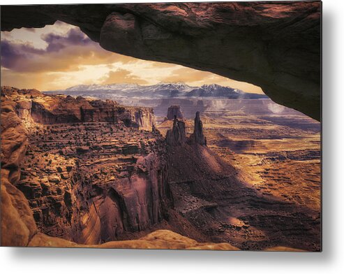 Mesa Arch Metal Print featuring the photograph Mesa Arch by James Bethanis