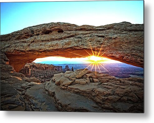 Mesa Arch Metal Print featuring the photograph Mesa Arch by Mike Stephens