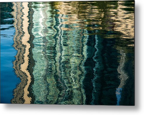 Mesmerizing Metal Print featuring the photograph Mesmerizing Abstract Reflections Two by Georgia Mizuleva