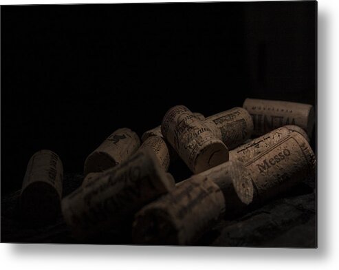 Wine Cork Metal Print featuring the photograph Messenger by Eugene Campbell
