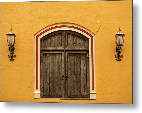 Door Metal Print featuring the photograph Mexican Door by Don Johnson