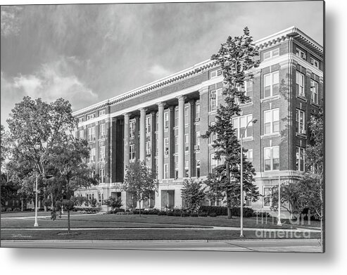 Michigan State Metal Print featuring the photograph Michigan State University Morrill Hall of Agriculture by University Icons