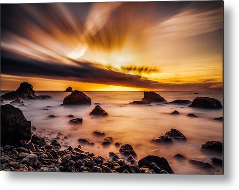 San Francisco Metal Print featuring the photograph Mile Rock Beach by Lee Harland