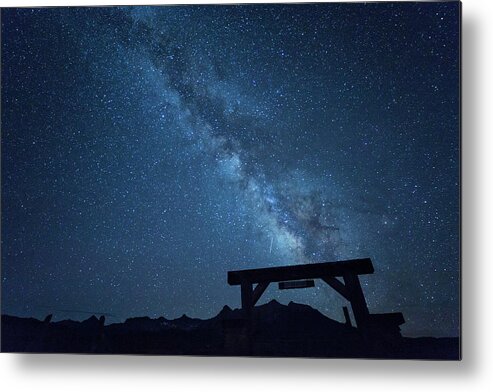 Milky Way Metal Print featuring the photograph Milky Way Ranch by Denise Bush