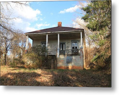 Mill House Metal Print featuring the photograph Mill House Abandoned 2 by Karen Ruhl