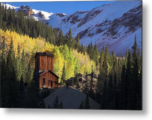 Colorado Metal Print featuring the photograph Mining Ruins by Steve Stuller