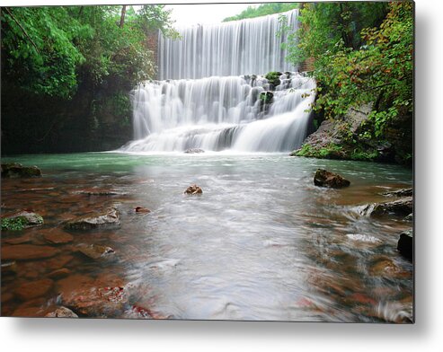 Mirror Lake Metal Print featuring the photograph Mirror Lake Falls 2 by Renee Hardison