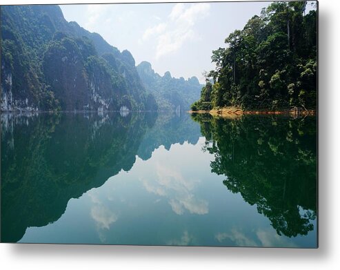 Mirror Lake Metal Print featuring the photograph Mirror Lake by Julia Ivanovna Willhite