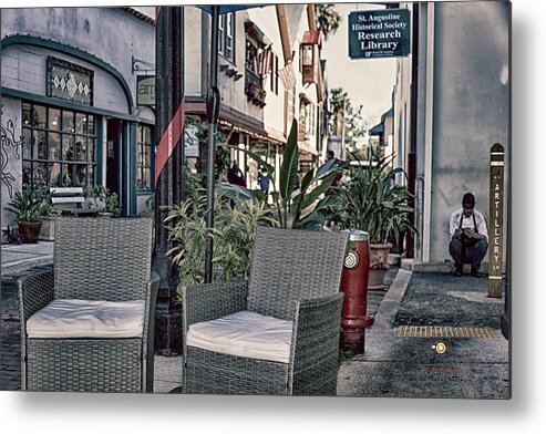 St Augustine Metal Print featuring the photograph Missing by Joseph Desiderio