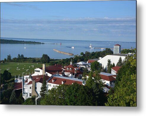 Pure Michigan Metal Print featuring the photograph Mission Point Morning by Keith Stokes